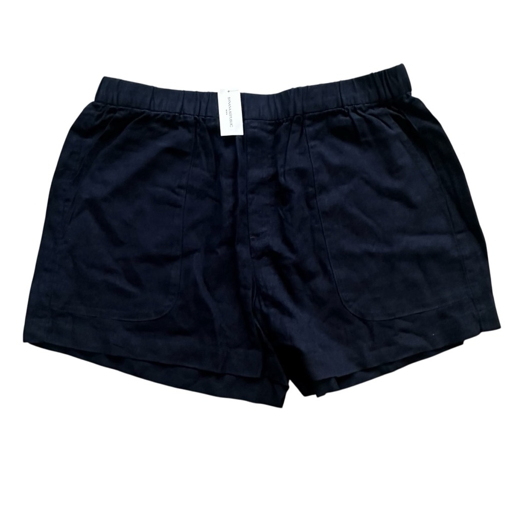 NWT Banana Republic Linen Shorts Blue Women’s Size Medium MSRP $49.99